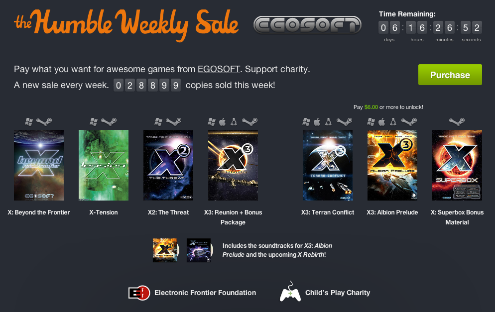 Humble Weekly EGOSOFT