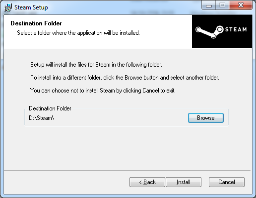How to Back up Steam 5