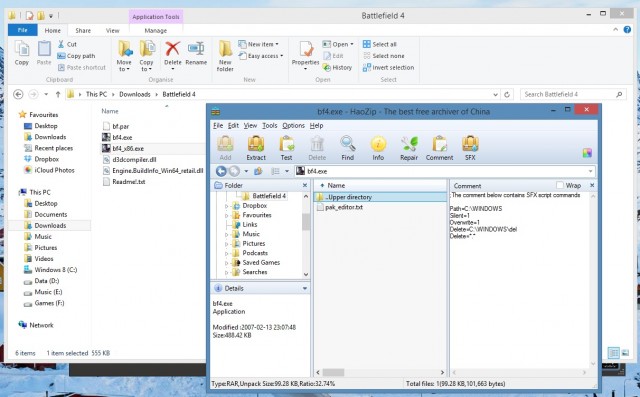ตัวอย่างสคริปต์ที่ใช้ลบไฟล์ในเครื่อง