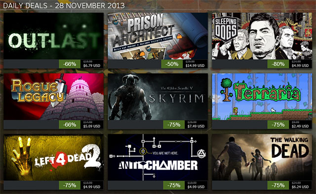 Steam Autumn Sale 2013 DAY 1