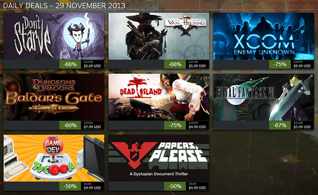 Steam Autumn Sale 2013 DAY 2