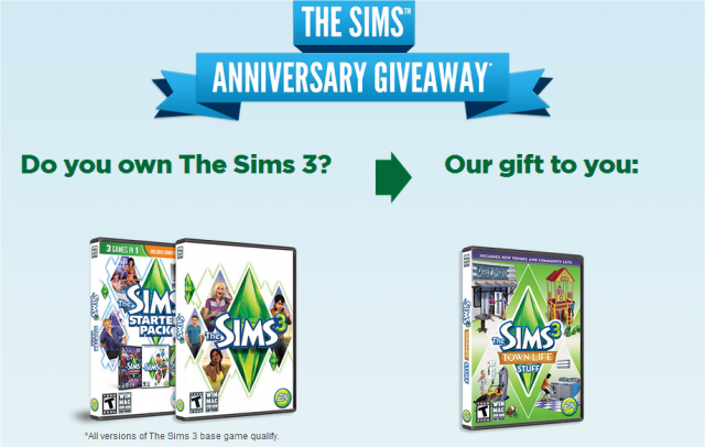 The Sims Anniversary Giveaway