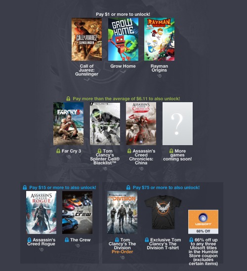 The Humble Ubisoft Bundle