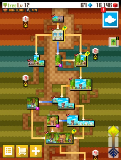 Pixel Tree Screen 1