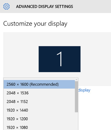 RO high-res screen resolution